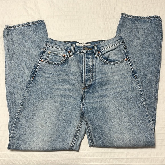 ARITZIA DENIM FORUM JONI HIGH RISE LOOSE 29L JEANS - SIZE 24 - Picture 2 of 3